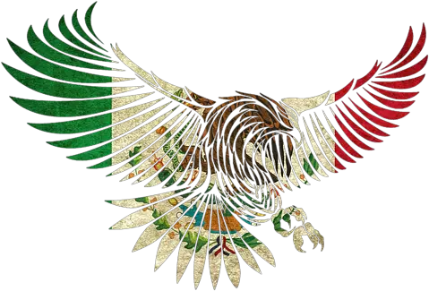  Flying Eagle Vintage Mexican Design Flag For Pride Spiral Notebook Eagle Png Mexican Flag Icon