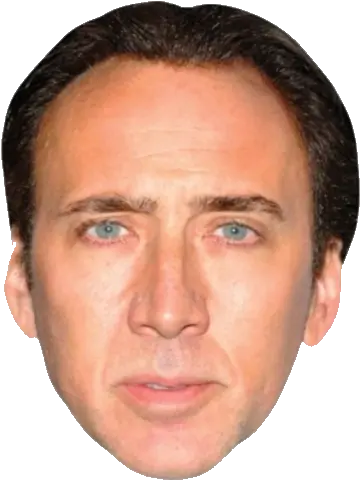  Nick Cage Png 5 Image Nicolas Cage Face Print Cage Transparent