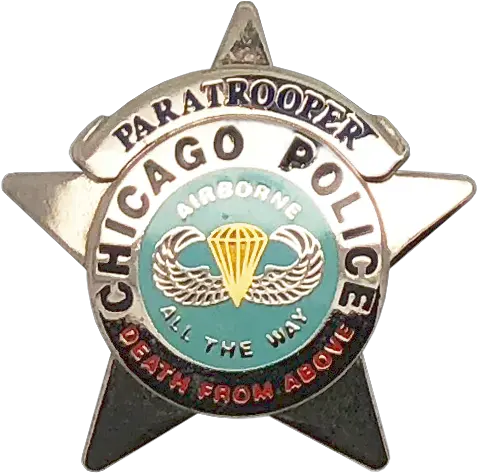  Download Hd Chicago Police Department Us Army Paratrooper Logo Png Chicago Png