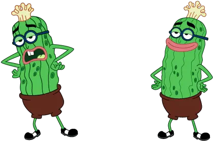  Spongebob Kevin C Cucumber Cursor U2013 Custom Browser Kevin The Pickle From Spongebob Png Squidward Dab Png