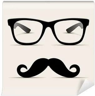  Wall Mural Hipster Glasses Hipsta Man Vector Pixersus Cool Profile Pictures Transparent Png Hipster Icon Vector