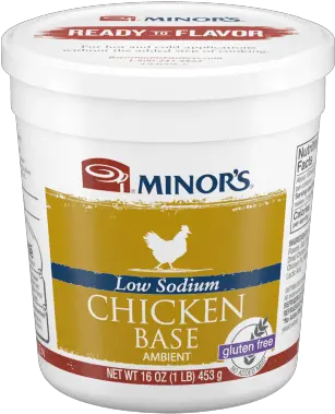  Minoru0027s Low Sodium Chicken Base Ambient 1 Lb Pack Of 6 Chicken Base Png Base Icon Pack