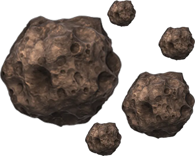  Asteroid Sprite 8 Bit Asteroids Png Transparent Boulder Png