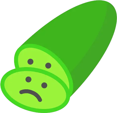  Cucumber Emoji Emoticon Sad Vegetable Food Free Icon Of Sad Cucumber Png Food Emoji Png