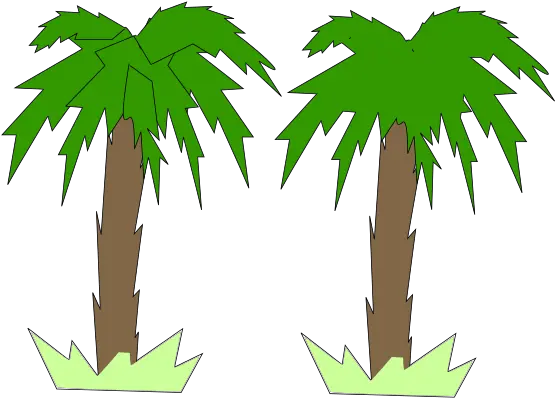  Free Clipart Toon Palm Tree Mehran Two Palm Trees Clip Art Png Palm Tree Clipart Transparent Background