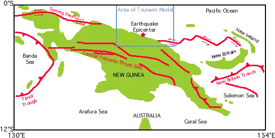  Papua New Guinea The Earthquake And Tsunami Of 17 July Tectonic Plates In Papua New Guinea Png July Png