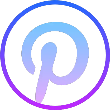  Pinterest Icon Blue Pinterest Logo Png Pinterest Logo Vector