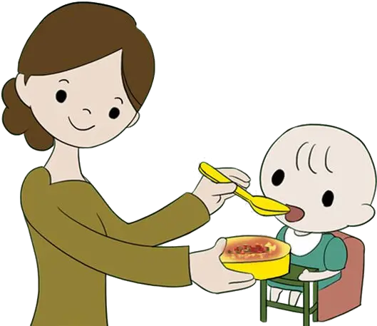  Download Infant Eating Food Communication Child Baby Hq Png Mom Feeding Baby Clipart Eating Png