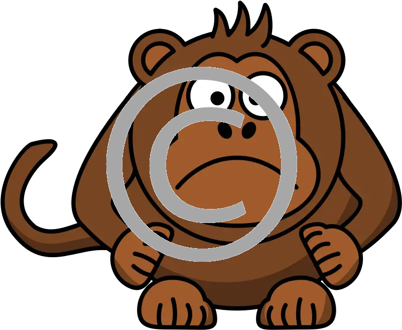  Sad Monkey Cartoon Monkey Png Monkey Png