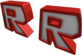  Roblox R Glasses Horizontal Png Roblox R Logo