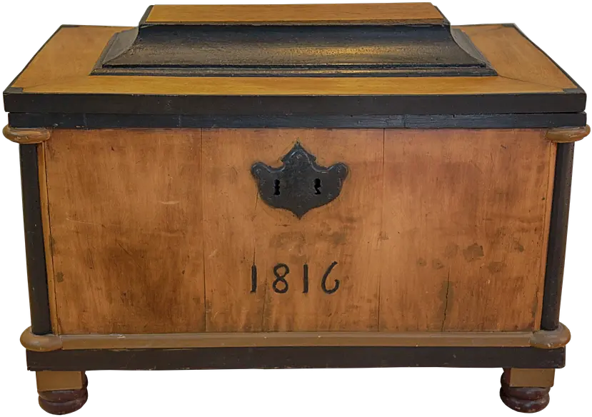  Chest Wood Iron Coin End Table Png Chest Png