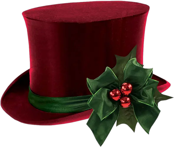  Natal Xix Green Bow Png Top Hat Transparent