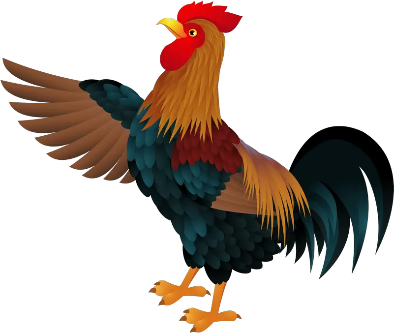  Vector Graphics Clip Art Image Rooster Rooster Waving Png Rooster Png