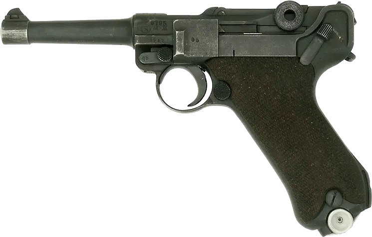  Download Luger German Handgun Png Image Luger P08 Png Pistol Png