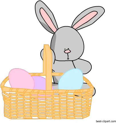  Free Easter Clip Art Bunny Eggs And Chicks Easter Monday Png Easter Basket Png