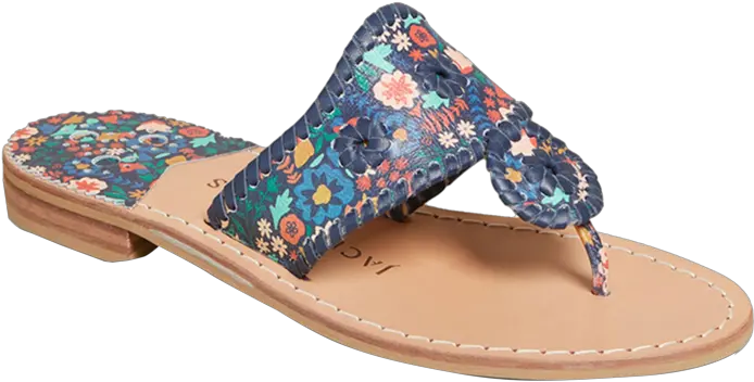  Jacks Flat Floral Icon Sandal For Women Png Flip Over Icon