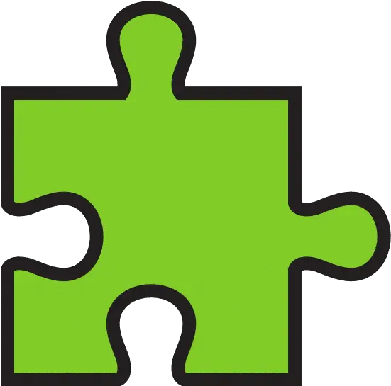  Puzzle Piece Isolated Flat Icon Design Pieza De Rompecabezas Verde Png Puzzle Piece Icon