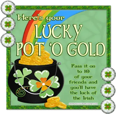  Pot Ogoldpassitongif Sticker Gif Gfycat St Day Pot Luck Png Pot Of Gold Transparent