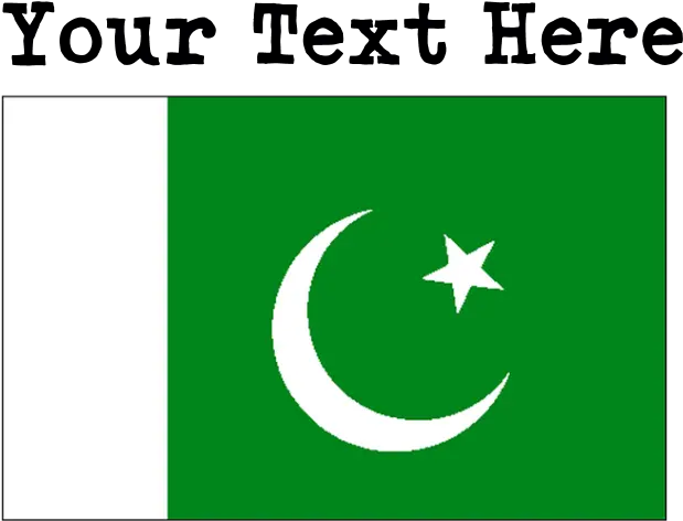  Download Custom Pakistan Flag Pillow Case Crescent Full Pakistan Flag Images Full Size Png Crescent Png