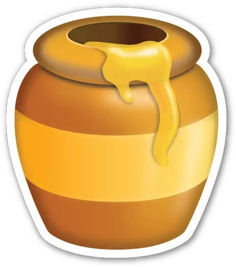  Honey Pot Pot De Miel Winnie L Ourson Png Bee Emoji Png