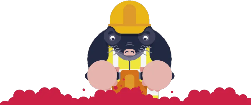  Marc The Mole Digging For His Love Cartoon Png Mole Png