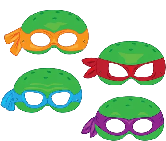  Download Turtle Teenage Mutant Turtles Mask Ninja Leonardo Ninja Turtle Mask To Print Png Ninja Turtle Png