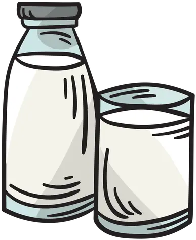  Dairy Milk Drink Beverage Illustration Transparent Png Botella De Leche De Vidrio Png Milk Bottle Png