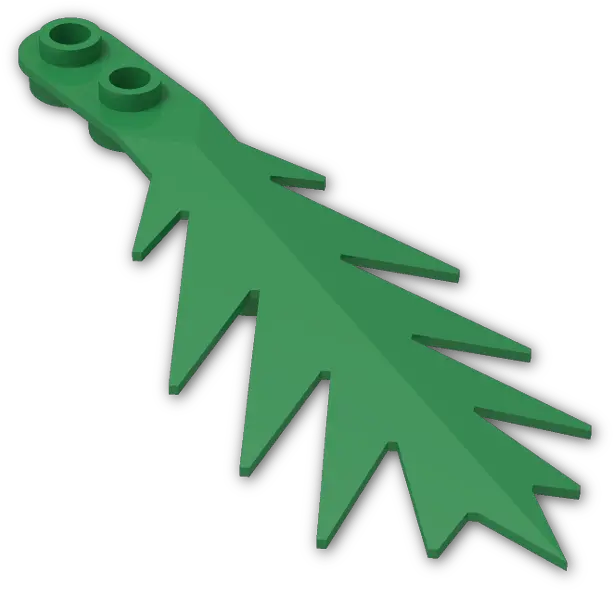  Plant Palm Leaf Small Needs Work 6148 Dark Green Lego Palm Plant Transparent Png Palm Leaf Transparent