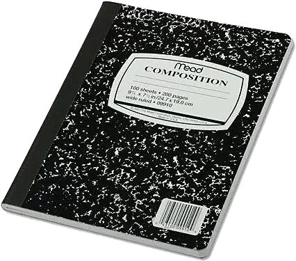  Composition Notebook Transparent Png Mead Composition Composition Notebook Png