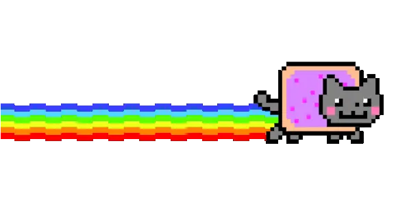  Rainbows U0026 Rain Kawaii Amino Nyan Cat Gif Png Rain Png Gif