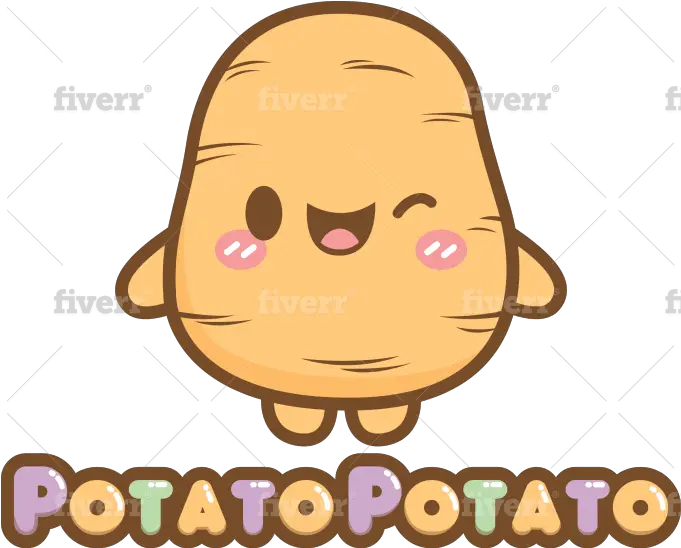  Design Cute Logo For Your Brand Happy Png Kawaii Potato Png