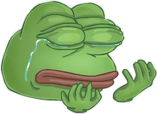  Download Sad Pepe Png Clipart 45796 Free Icons And Png Pepe Twitch Emotes Pepe The Frog Transparent Background