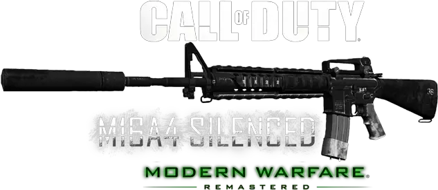  Download Hd Call Of Duty Modern Warfare Remastered M16a4 Assault Rifle Png Call Of Duty Modern Warfare Png