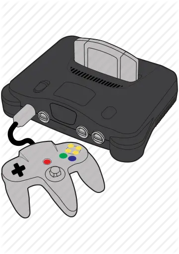  N64 Icon Nintendo 64 Console Illustration Png Nintendo 64 Logo Png