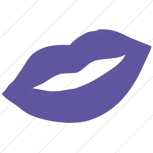  Iconsetc Simple Purple Classica Smiley Lips Icon Language Png Lip Icon