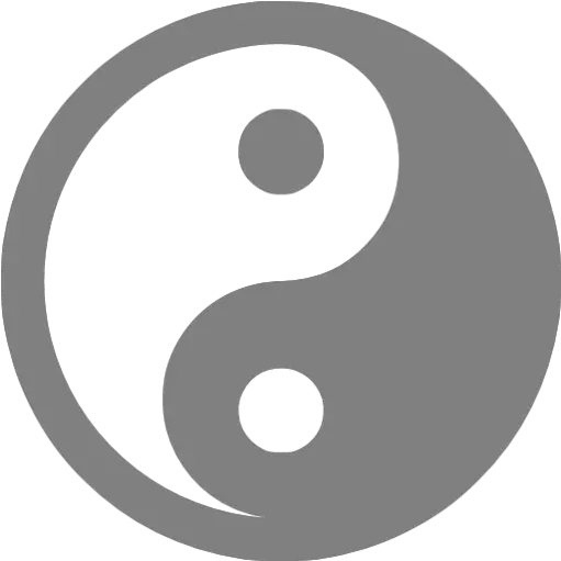  Gray Yin Yang Icon Yin Yang Grey Icon Png Yin Yang Symbol Png