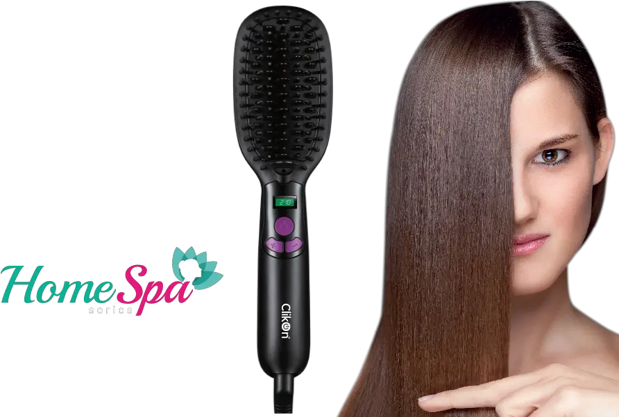  Download Clikon Hair Straightener Brush Girl Png Hair Brush Png