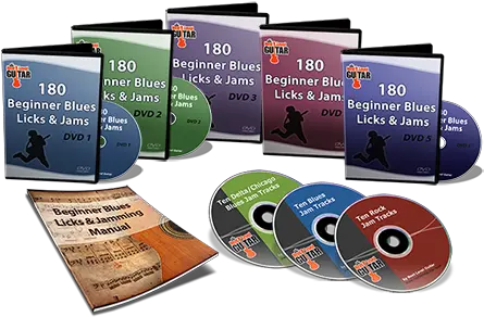  Next Level Guitar 180 Beginner Blues Licks U0026 Jams Bundle Optical Disc Png Licky Icon