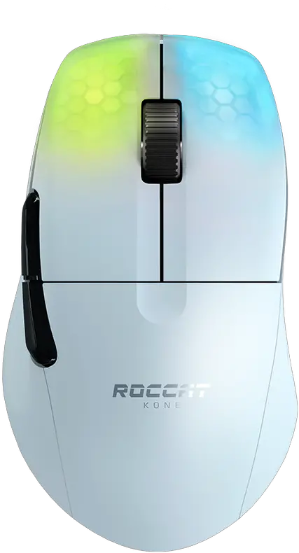  Roccat Kone Pro Air Ergonomic Optical Performance Wireless Gaming Mouse Roccat Kone Pro Wireless Png Gaming Mouse Icon With No Background