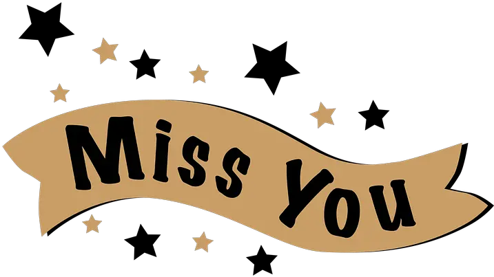  Lettering Miss You Miss You Banner Png You Png