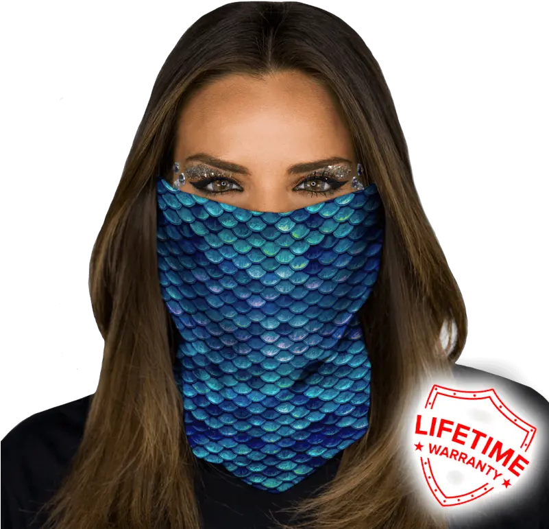  Wear Face Shield As 0005 Headband Girl Png Mermaid Scales Png