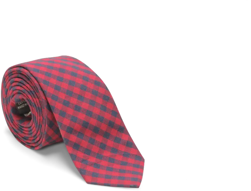  Navy And Red Buffalo Plaid Tartan Png Neck Tie Png