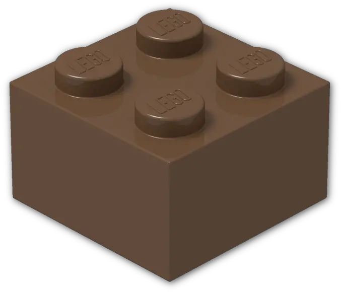  Lego Color Brown Brown Lego Brick Png Lego Block Png