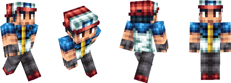  Ash Ketchum Minecraftandterrariafixes Minecraft Png Ash Ketchum Transparent