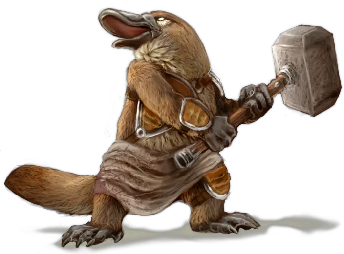  Anthro Platypus Transparent Png Platypus Race Platypus Png