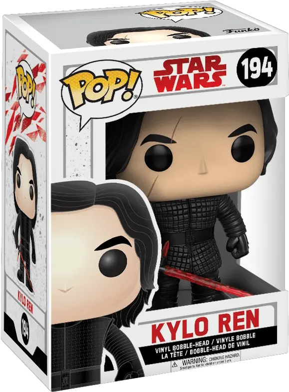  Funko Pop Star Wars The Last Jedi Kylo Ren Vinyl Bobblehead New Kylo Ren Funko Pop Png Kylo Ren Png