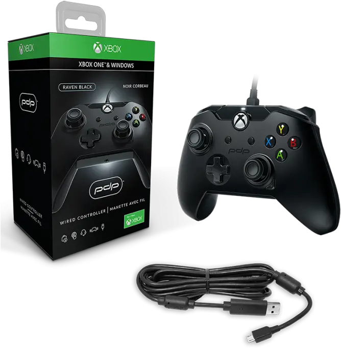  Pdp Wired Controller For Xbox One Black Gamingmodzno Pdp Xbox One Controller Black Png Xbox One X Png