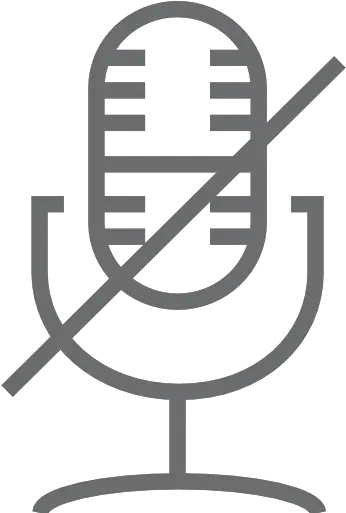  Microphone Mute Free Icon Of Outline Icons Audio Recording Cartoon Png Mute Icon