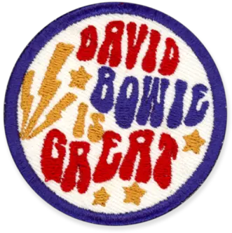  Bowie Patch Waffle Png David Bowie Logo