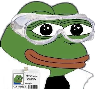  Frog Thread Doctor Pepe The Frog Png Sad Pepe Png